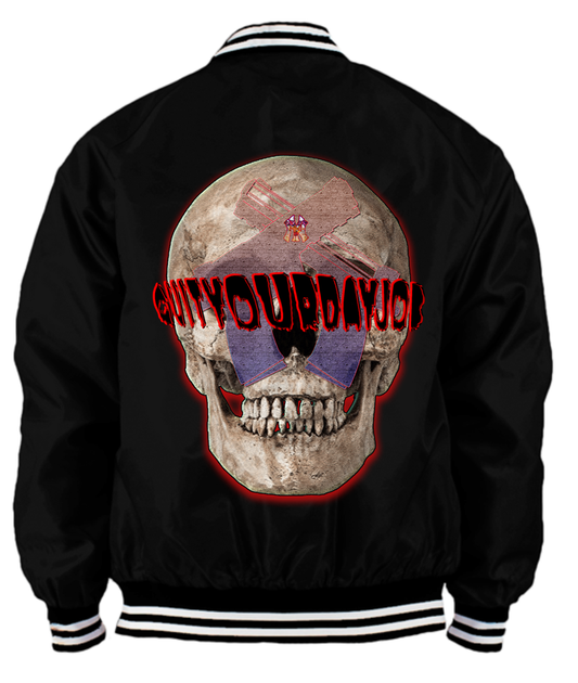 F401K RECORDS VARSITY BOMBER JACKET